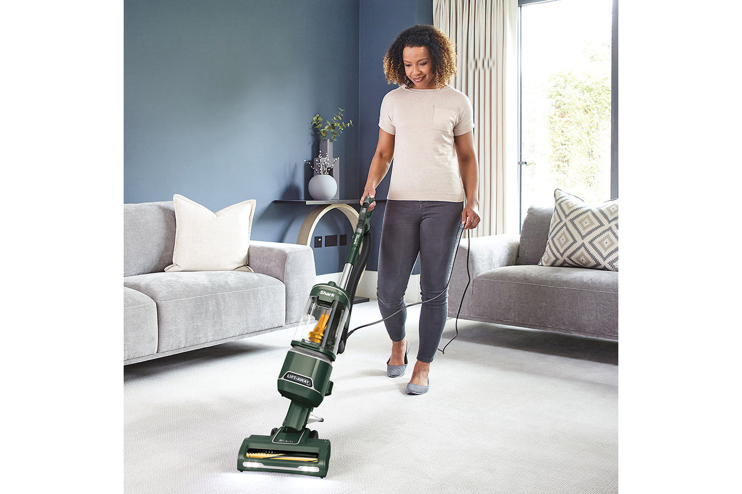 Shark Anti Hair Wrap Pet Upright Stick Vacuum Cleaner | NZ691UKT | Green