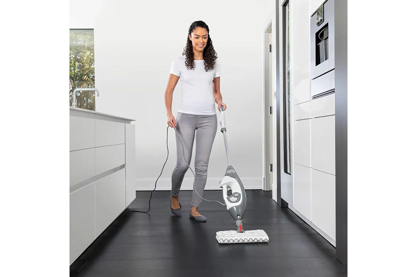Shark Floor and Handheld Steam Vacuum Cleaner | S6005UK | Grey & White